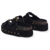 ATLANTA Γυναικεία Σανδάλια με Δίπλα Λουράκια Flatforms Καστόρι με τρουκς ATLANTA Γυναικεία Σανδάλια με Δίπλα Λουράκια Flatforms Καστόρι με τρουκς