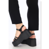 Alta Moda Γυναικεία Flatform Σανδάλια από Δερματίνη Alta Moda Γυναικεία Flatform Σανδάλια από Δερματίνη