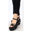 Alta Moda Γυναικεία Flatform Σανδάλια από Δερματίνη Alta Moda Γυναικεία Flatform Σανδάλια από Δερματίνη