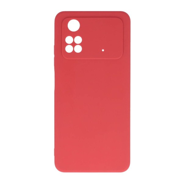Siipro Back Cover Θήκη Σιλικόνης Ματ Κοραλί (Xiaomi Poco M4 Pro 4G) Αξεσουάρ Κινητών/Tablet