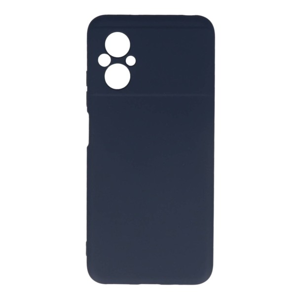 Back Cover Θήκη Silicone Case Σκούρο Μπλε (Xiaomi Poco M5)