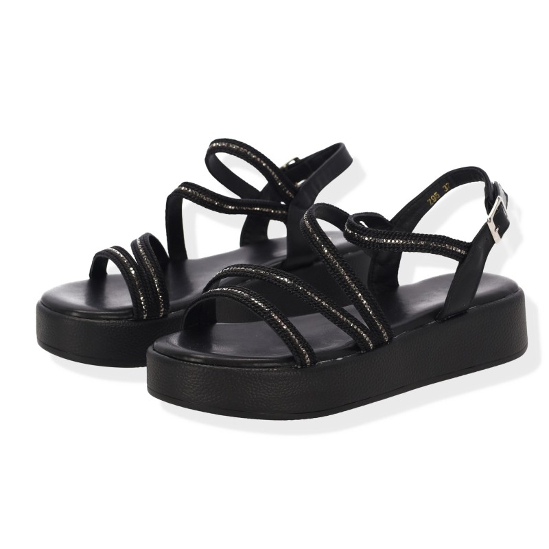 Γυναικεία Σανδάλια Flatforms με Λουράκια Γυναικεία Σανδάλια Flatforms με Λουράκια