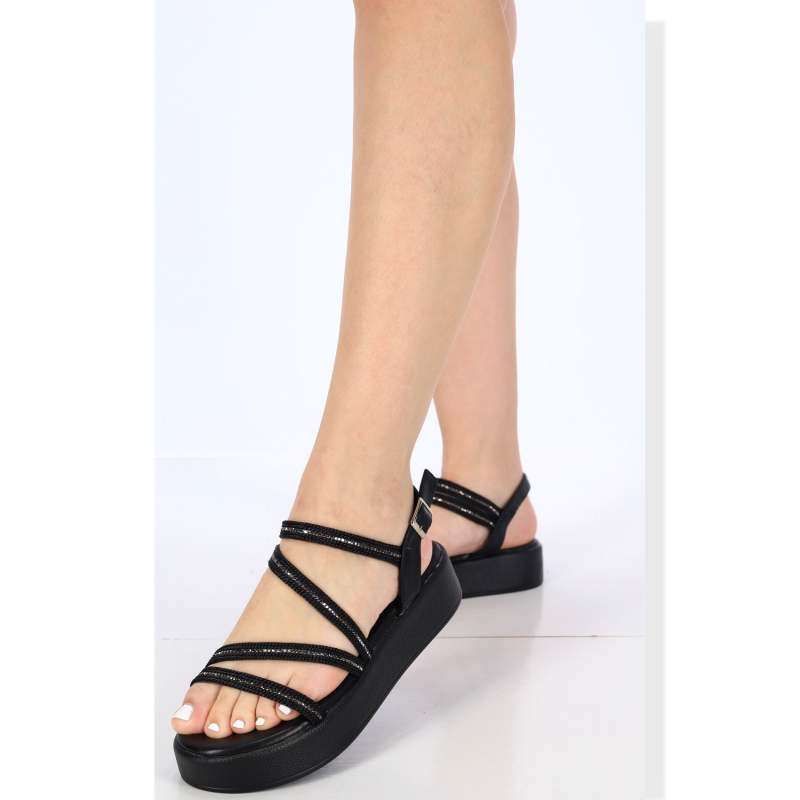 Γυναικεία Σανδάλια Flatforms με Λουράκια Γυναικεία Σανδάλια Flatforms με Λουράκια