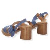 Sweet Shoes Γυναικεία Σουέτ  Πέδιλα Clogs με Χοντρό Τακούνι