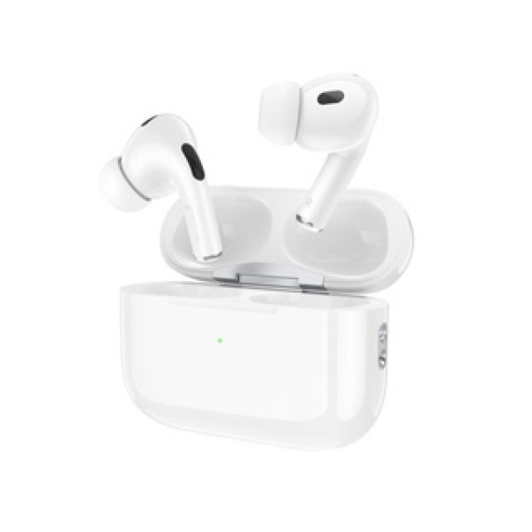 Hoco EW51 In-Ear Bluetooth Handsfree Ακουστικά Με Θήκη Φόρτισης Ασπρα Αξεσουάρ Κινητών/Tablet