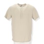 Relaxed fit Ανδρικο λινό πουκάμισο με λαιμό mao