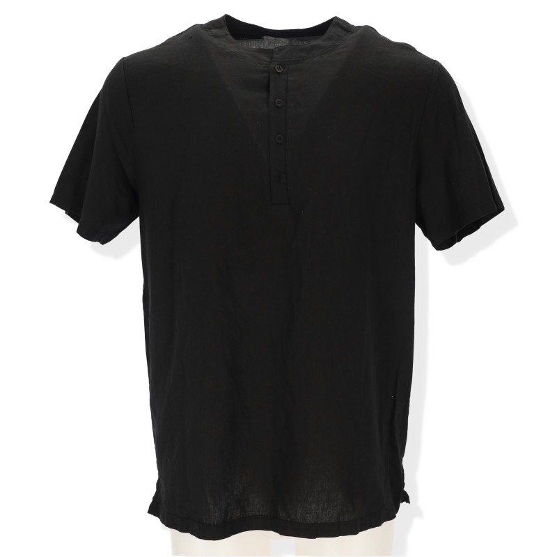 Relaxed fit Ανδρικο λινό πουκάμισο με λαιμό mao Relaxed fit Ανδρικο λινό πουκάμισο με λαιμό mao