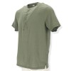 Relaxed fit Ανδρικο λινό πουκάμισο με λαιμό mao Relaxed fit Ανδρικο λινό πουκάμισο με λαιμό mao