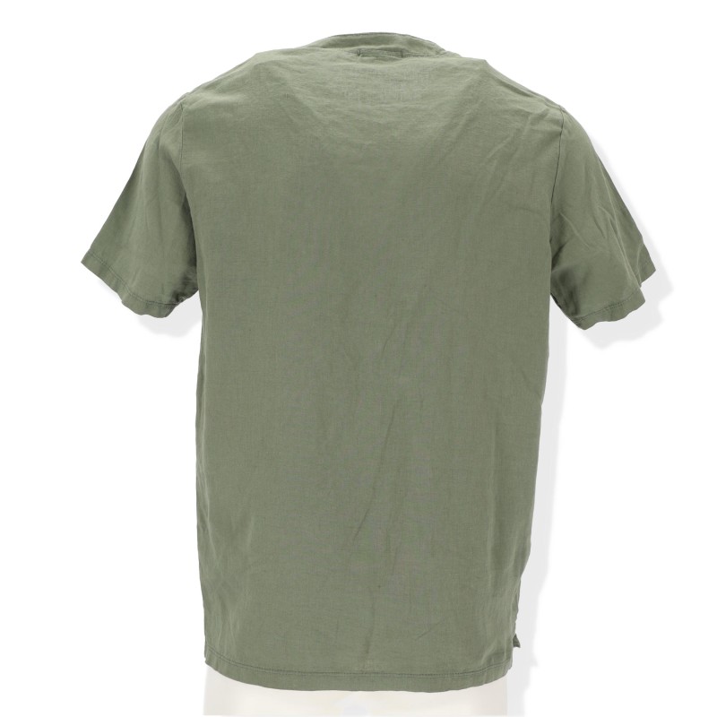 Relaxed fit Ανδρικο λινό πουκάμισο με λαιμό mao Relaxed fit Ανδρικο λινό πουκάμισο με λαιμό mao