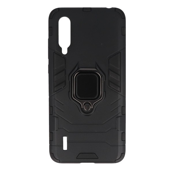Back Cover Θήκη Armor Case Με Δαχτυλίδι Στήριξης Μαύρο (Xiaomi Mi 9 Lite & Xiaomi Mi CC9)