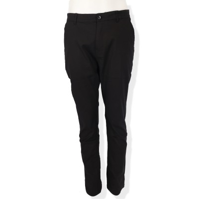 M.SARA Ανδρικό Υφασμάτινο Παντελόνι σε Μαύρο Χρώμα M.SARA Ανδρικό Υφασμάτινο Παντελόνι σε Μαύρο Χρώμα