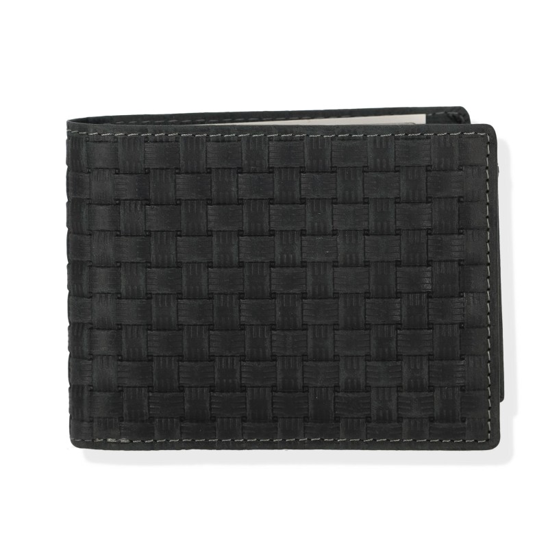 G Leather Ανδρικό Πορτοφόλι από Γνήσιο Δέρμα με Μοτίβο