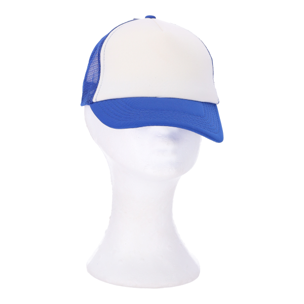 Καπέλο Jockey σε Άσπρο και Μπλε Χρώμα