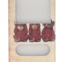 Θήκη Book Δερματίνης Με Call Display, Δυνατότητα Απάντησης Και Σχέδιο Μαιμού (Huawei P8 Lite)