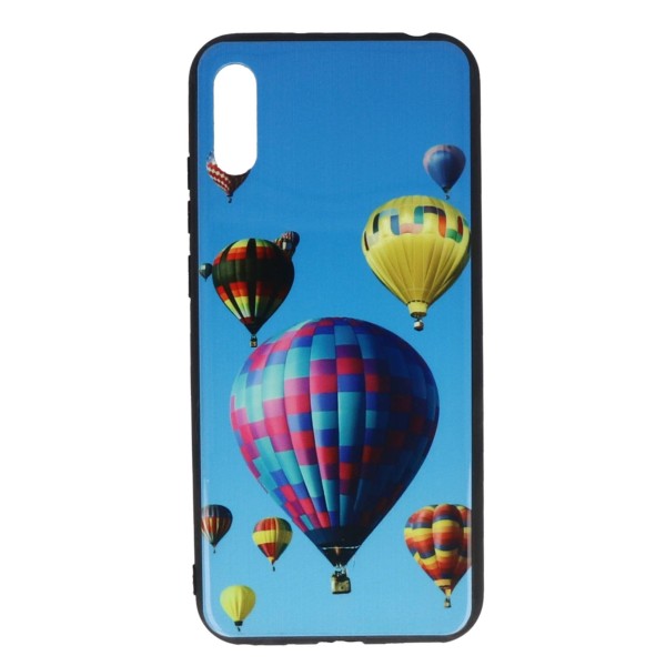 Oba Style Back Cover Θήκη Με Σχέδιο Αερόστατο (Huawei Y6 2019 & Huawei Y6 Pro 2019) Αξεσουάρ Κινητών/Tablet