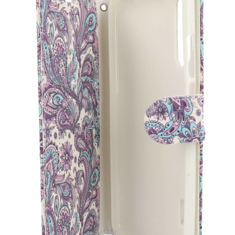 Θήκη Book Wallet Πορτοφόλι Με Στρασάκια Και Σχέδιο Mandala (Xiaomi Mi A3 & Xiaomi Mi CC9e)