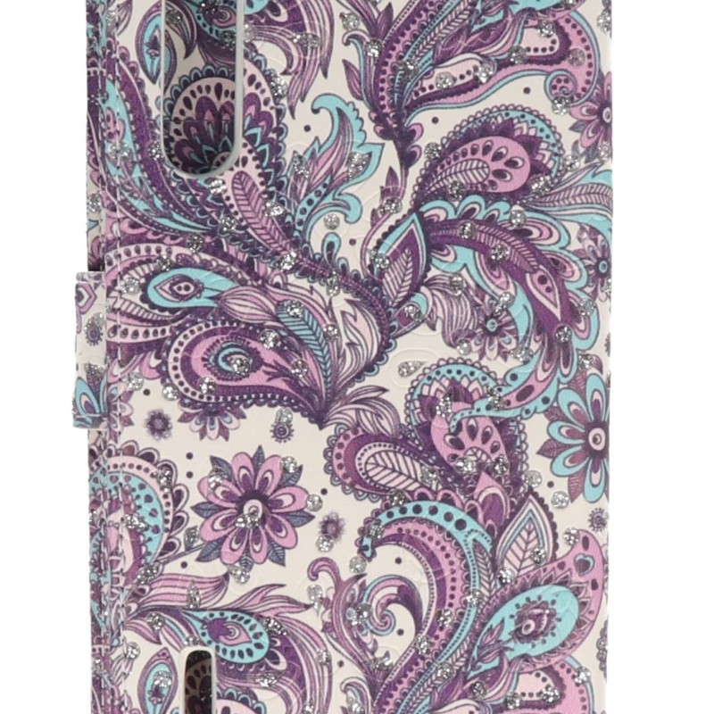 Θήκη Book Wallet Πορτοφόλι Με Στρασάκια Και Σχέδιο Mandala (Xiaomi Mi A3 & Xiaomi Mi CC9e)