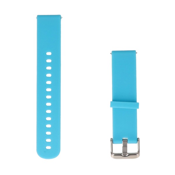 Λουράκι Σιλικόνης Γαλάζιο Για Smartwatch 20mm Αξεσουάρ Κινητών/Tablet