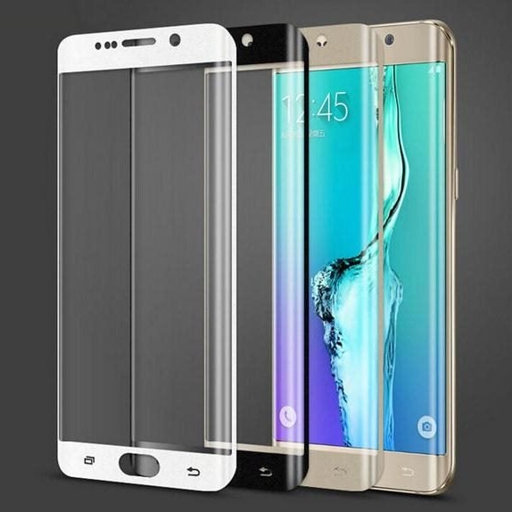 Fullscreen Tempered Glass Άσπρο (Samsung Galaxy S7 Edge)