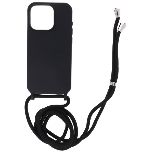 Fashion Case Back Cover Θήκη Σιλικόνης Με Ρυθμιζόμενο Κορδόνι (Iphone 15 Pro)