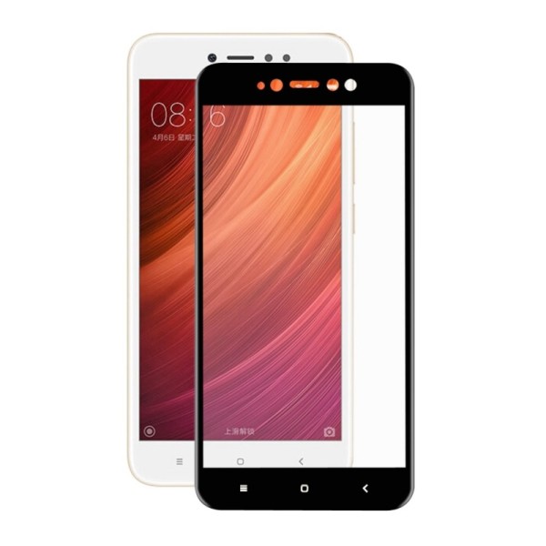 Fullscreen Tempered Glass Μαύρο (Xiaomi Redmi Note 5a & Xiaomi Redmi Note 5a Prime)