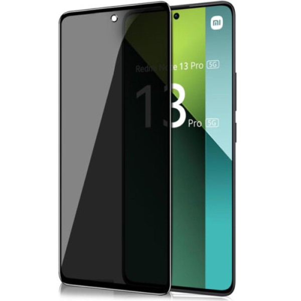 Privacy Fullscreen Tempered Glass Μαύρο (Xiaomi Redmi Note 13 Pro 4G/ Xiaomi Redmi Note 13 Pro 5G)