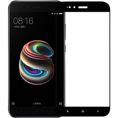 Fullscreen Tempered Glass Μαύρο (Xiaomi Mi A1 & Xiaomi Mi 5x)