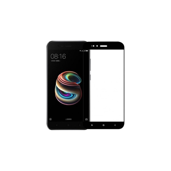 Fullscreen Tempered Glass Μαύρο (Xiaomi Mi A1 & Xiaomi Mi 5x)