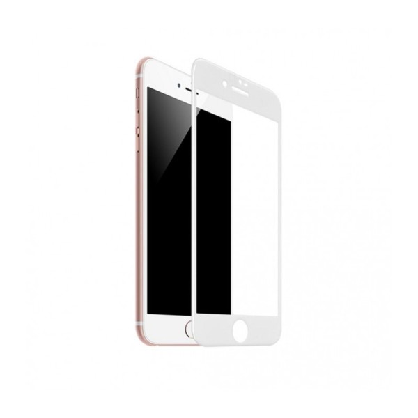 Fullscreen Tempered Glass Άσπρο (Iphone 7 Plus/ Iphone 8 Plus)