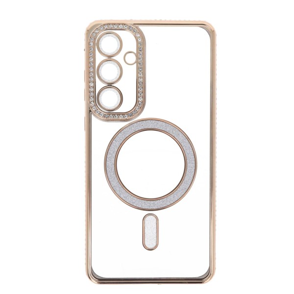 Meiyue Back Cover Θήκη Σιλικόνης Με Τζαμάκι Κάμερας, Magsafe, Στρασάκια Και Γκλίτερ (Samsung Galaxy A35)