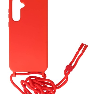 Fashion Case Back Cover Θήκη Σιλικόνης Με Ρυθμιζόμενο Κορδόνι (Samsung Galaxy A35)