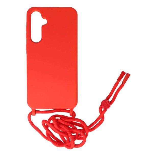 Fashion Case Back Cover Θήκη Σιλικόνης Με Ρυθμιζόμενο Κορδόνι (Samsung Galaxy A35)