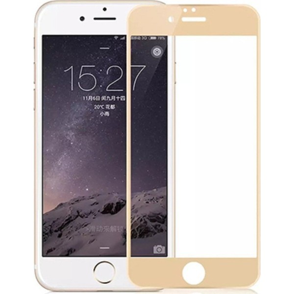 Fullscreen Tempered Glass Χρυσό (Iphone 6 Plus)