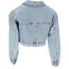 DEFILE Κοντό Γυναικείο Τζιν Μπουφάν Black Denim DEFILE Κοντό Γυναικείο Τζιν Μπουφάν Black Denim