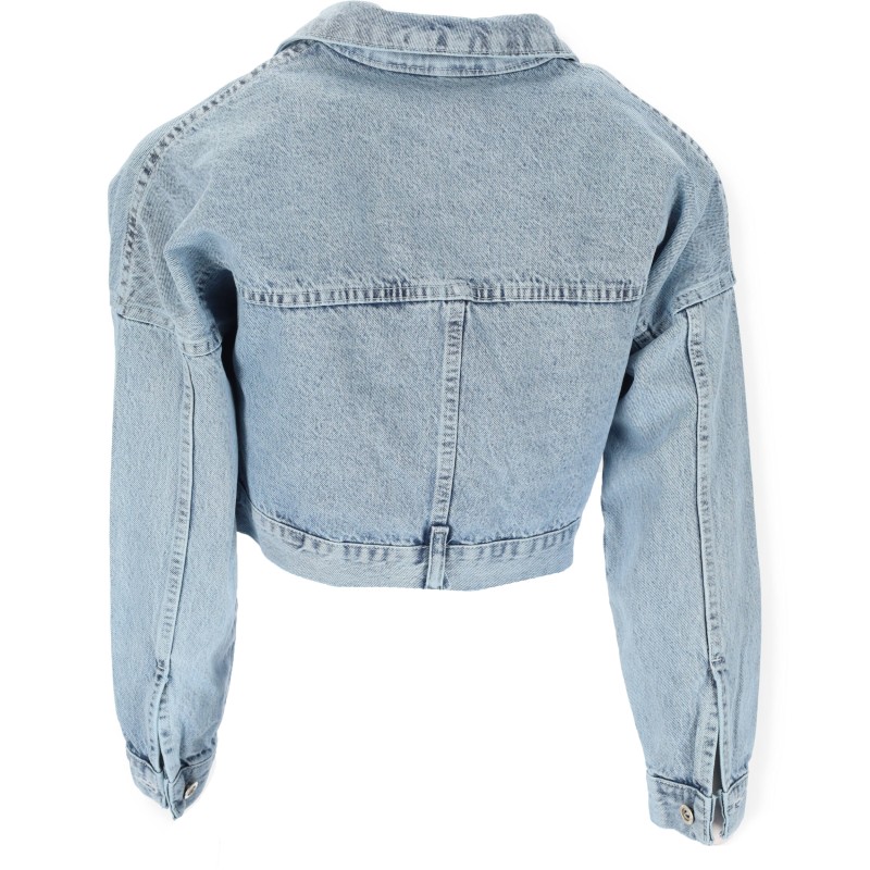 DEFILE Κοντό Γυναικείο Τζιν Μπουφάν Black Denim DEFILE Κοντό Γυναικείο Τζιν Μπουφάν Black Denim