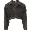 DEFILE Κοντό Γυναικείο Τζιν Μπουφάν Black Denim DEFILE Κοντό Γυναικείο Τζιν Μπουφάν Black Denim