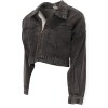 DEFILE Κοντό Γυναικείο Τζιν Μπουφάν Black Denim DEFILE Κοντό Γυναικείο Τζιν Μπουφάν Black Denim