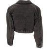 DEFILE Κοντό Γυναικείο Τζιν Μπουφάν Black Denim DEFILE Κοντό Γυναικείο Τζιν Μπουφάν Black Denim