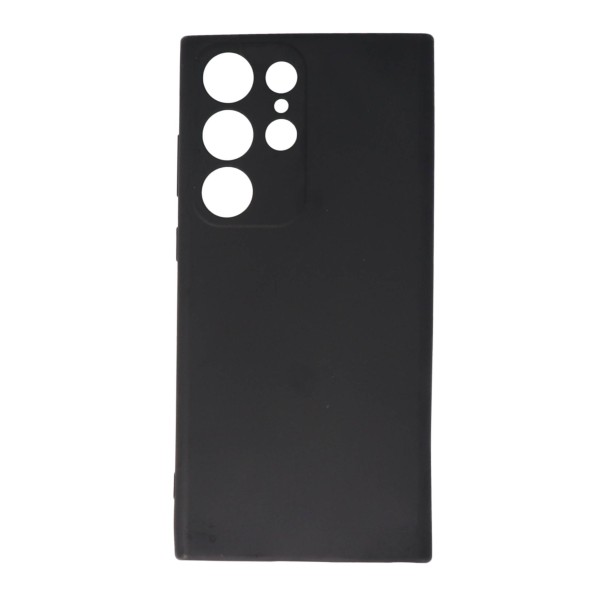 Cookover Back Cover Θήκη Σιλικόνης Ματ Μαύρο (Samsung Galaxy S23 Ultra) Αξεσουάρ Κινητών/Tablet