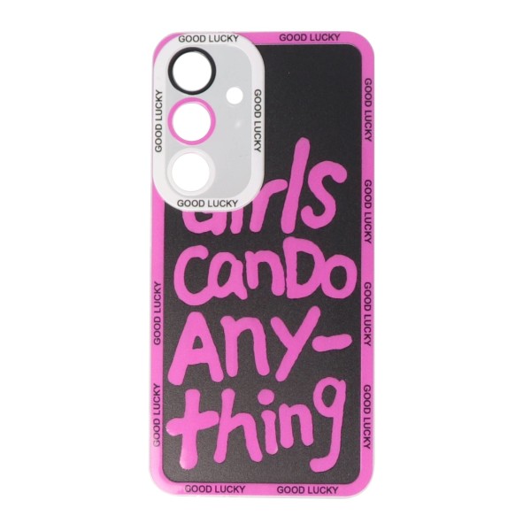 Cookover Back Cover Θήκη Σιλικόνης Με Σχέδιο Girls Can Do Anything (Samsung Galaxy S24) Αξεσουάρ Κινητών/Tablet