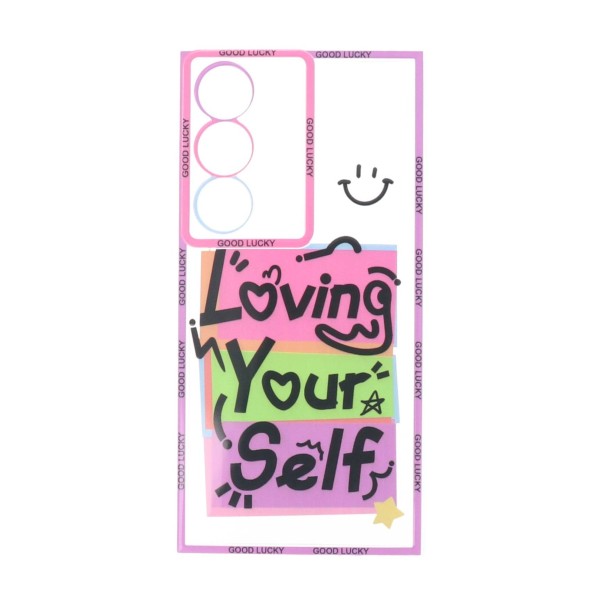 Cookover Back Cover Θήκη Σιλικόνης Διάφανη Με Σχέδιο Loving Your Self (Samsung Galaxy S24 Ultra) Αξεσουάρ Κινητών/Tablet