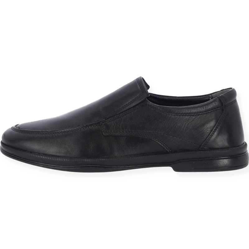 TKN SHOES Ανδρικά Μοκασίνια Δερμάτινα Σε Μαύρο Χρώμα Με Μαλακό Πάτο TKN SHOES Ανδρικά Μοκασίνια Δερμάτινα Σε Μαύρο Χρώμα Με Μαλακό Πάτο