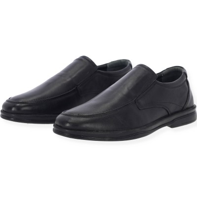 TKN SHOES Ανδρικά Μοκασίνια Δερμάτινα Σε Μαύρο Χρώμα Με Μαλακό Πάτο