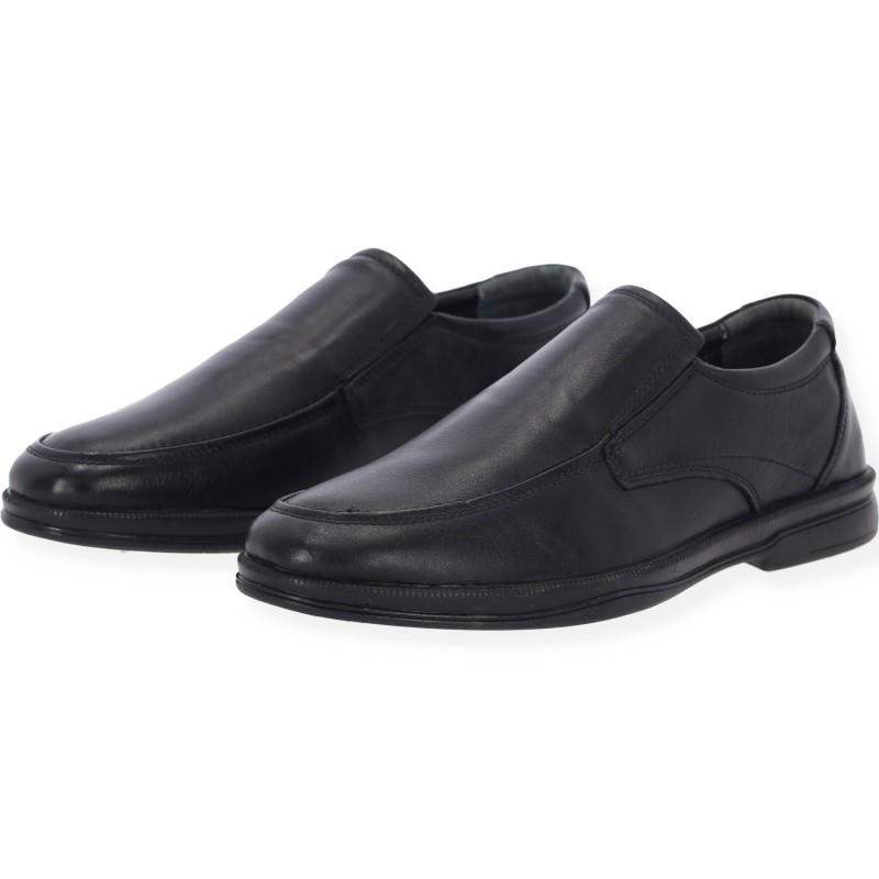 TKN SHOES Ανδρικά Μοκασίνια Δερμάτινα Σε Μαύρο Χρώμα Με Μαλακό Πάτο TKN SHOES Ανδρικά Μοκασίνια Δερμάτινα Σε Μαύρο Χρώμα Με Μαλακό Πάτο