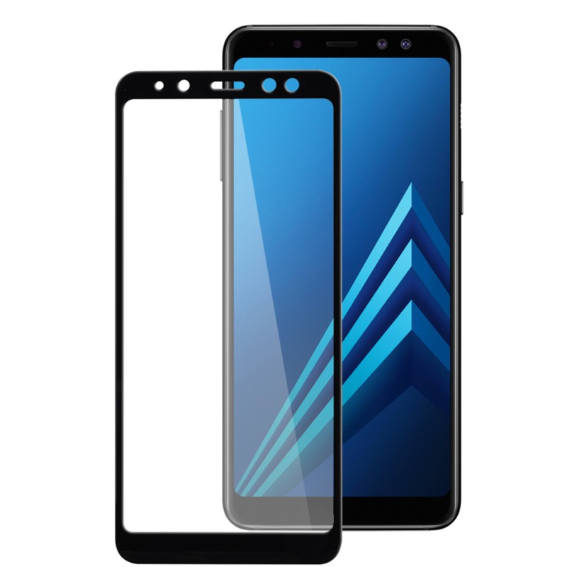 Fullscreen Tempered Glass Μαύρο (Samsung Galaxy A5 2018 & Samsung Galaxy A8 2018) Fullscreen Tempered Glass Μαύρο (Samsung Galaxy A5 2018 & Samsung Galaxy A8 2018)