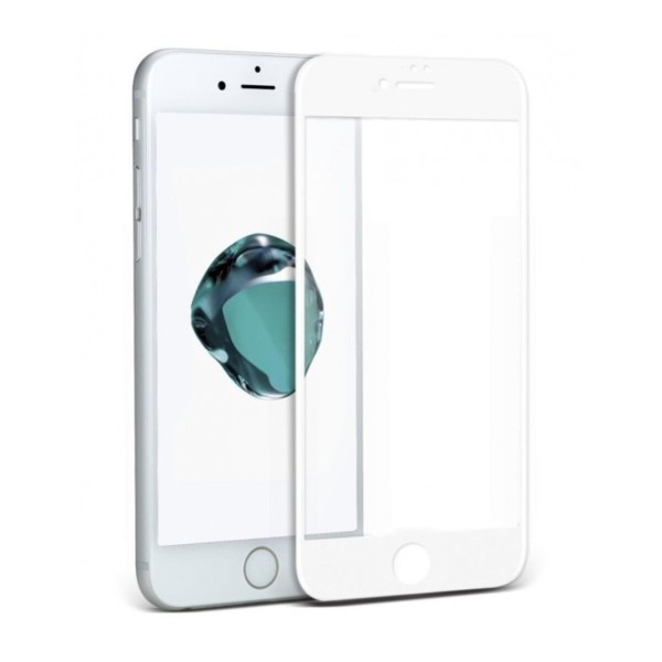 Fullscreen Tempered Glass Άσπρο (Iphone 6/ Iphone 6s)