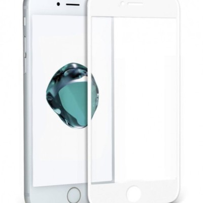 Fullscreen Tempered Glass Άσπρο (Iphone 6 & Iphone 6s)