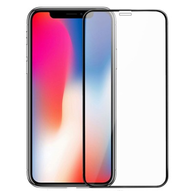Fullscreen Tempered Glass Μαύρο (Iphone X & Iphone Xs & Iphone 11 Pro)