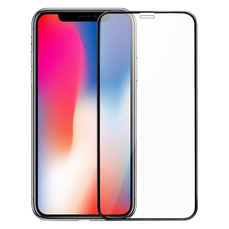 Fullscreen Tempered Glass Μαύρο (Iphone X & Iphone Xs & Iphone 11 Pro)
