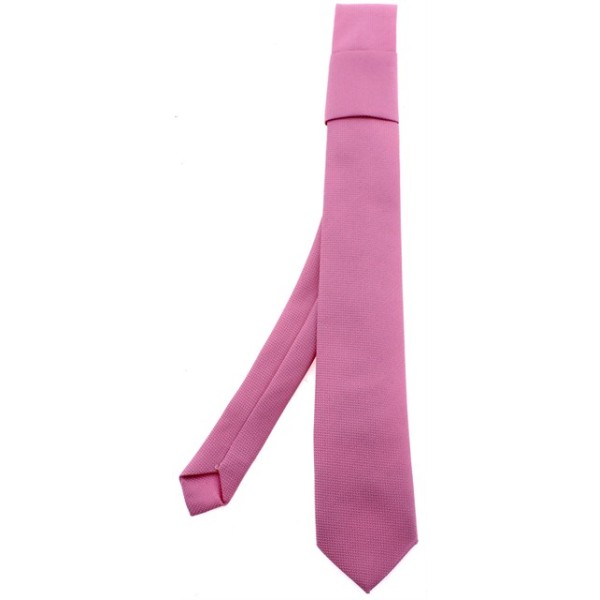 Υφασμάτινη Γραβάτα με Μαντήλι σε Ροζ Χρώμα